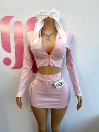 Baby Pink Skirt Set