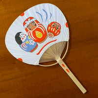Image 1 of Daruma Party handpainted fan 