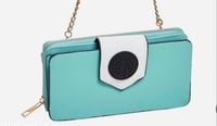 Image 1 of Teal Wallet & Wristlet 