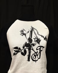 Image 1 of ✶ flail + rose baby tee ✶