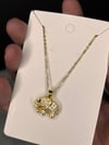 “Golden Elephant” Titanium Steel Necklace