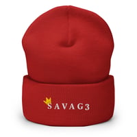 Image 1 of Savag3 Cuffed Beanie
