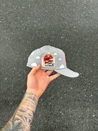 Image 6 of PARTLY CLOUDY STORM GRAY BALTIMORE ORIOLES CUSTOM FITTED CAP