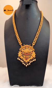 Image 1 of Rakshya_Ranihar Style Goddess Laxmi Temple Jewelry 