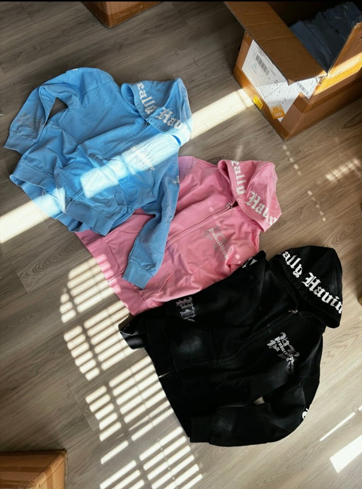 Image of New PBG Rhinestone Zip Ups