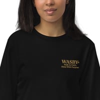 Image 1 of WASBY® Organic Christian Sweatshirt | Faithwear Streetwear | Walk In Faith, Shine With Purpose