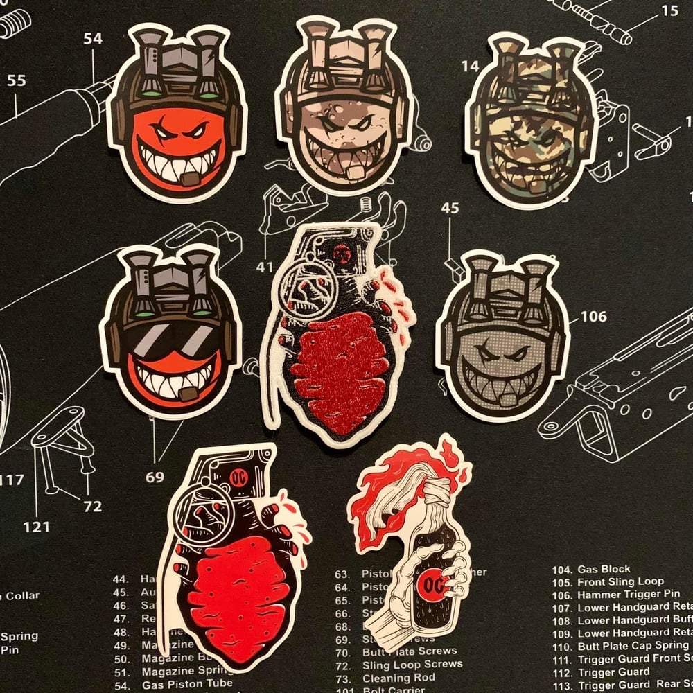 Bleeding Heart Grenade Patch