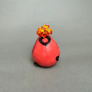 Image of Cardinal Borb Bud Vase