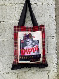 Image 2 of Bolsiña feita a man. Pippi cadros. Deseño exclusivo!