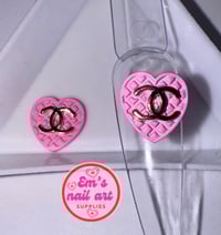 Pink-chanel heart 