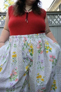 Image 3 of Floral Stripe Pants