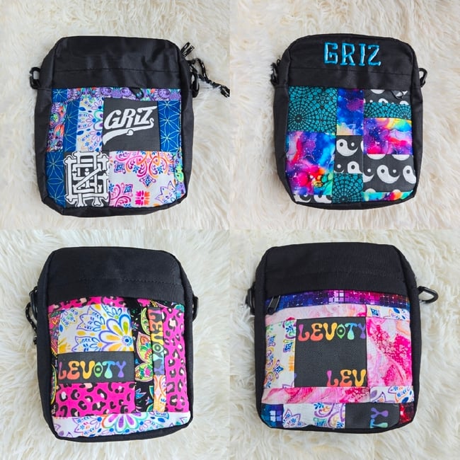 Griz & Levity Patcwork Crossbody bags 