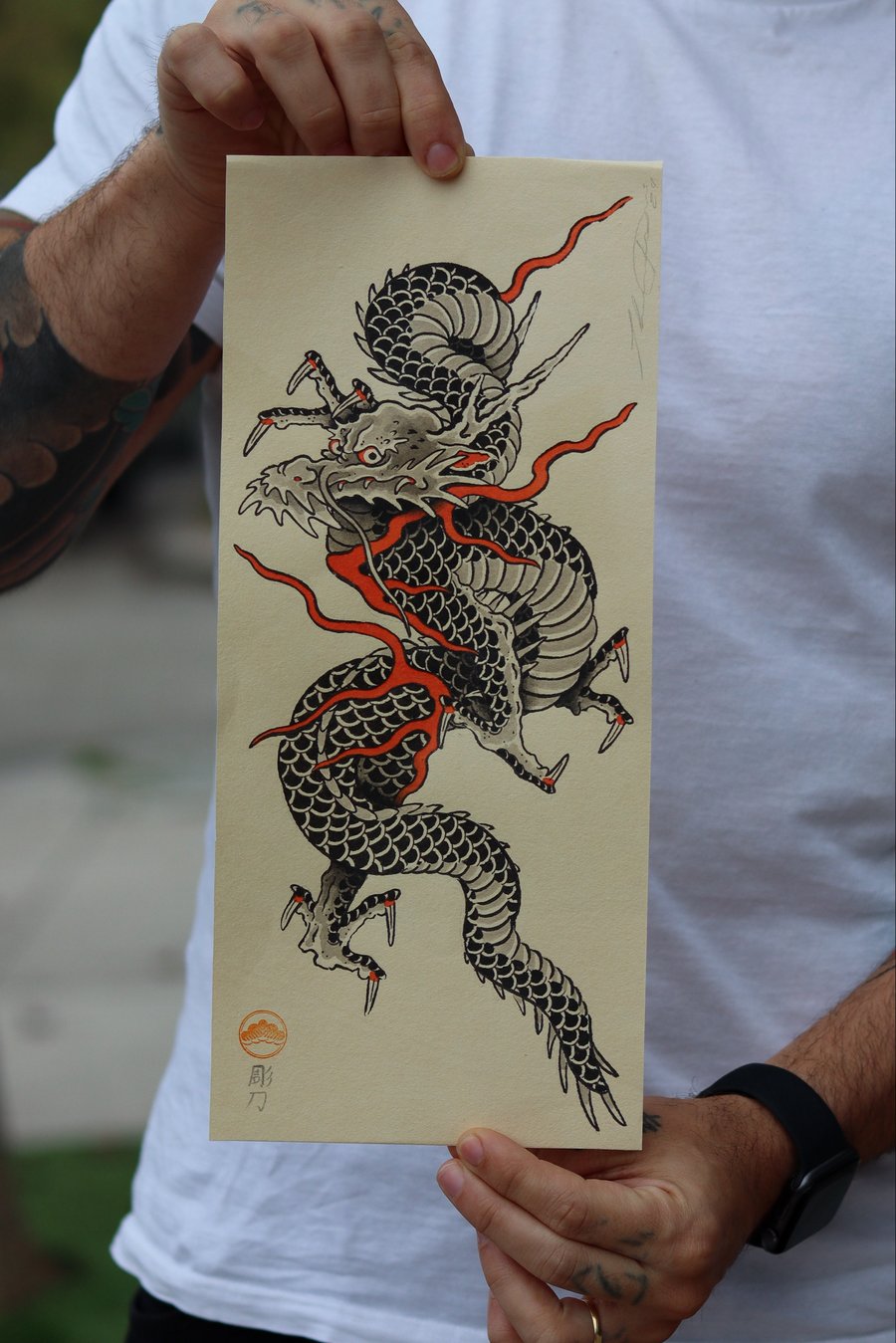 Image of 20% OFF BALCKFRIDAY Small Dragon Original Painting