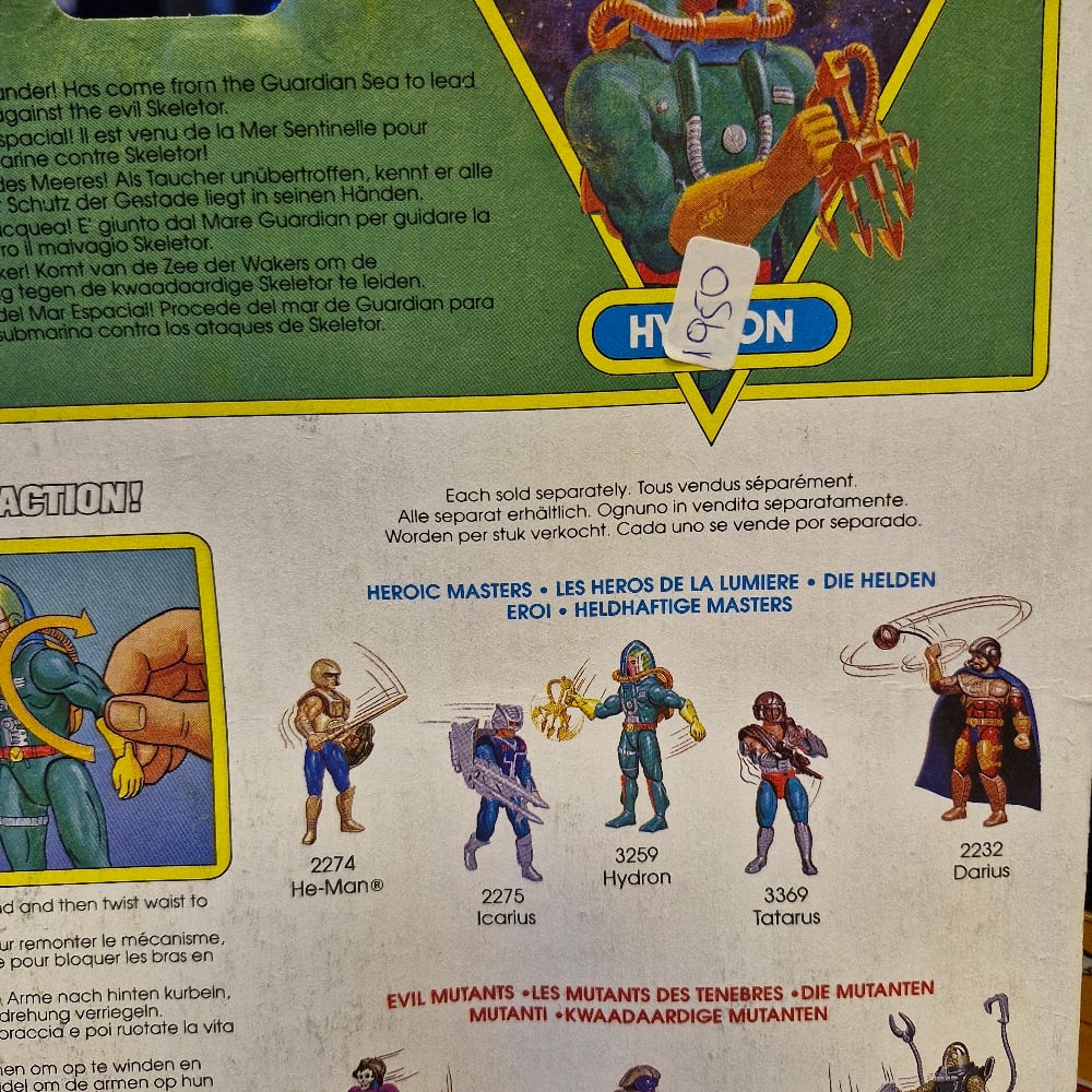 Image of Mattel New Adventures of He-Man Hydron Action Figure (Carded)
