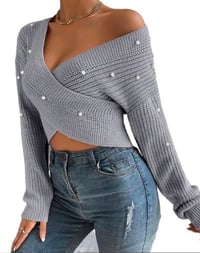Image 2 of Pearl knitted Sweater