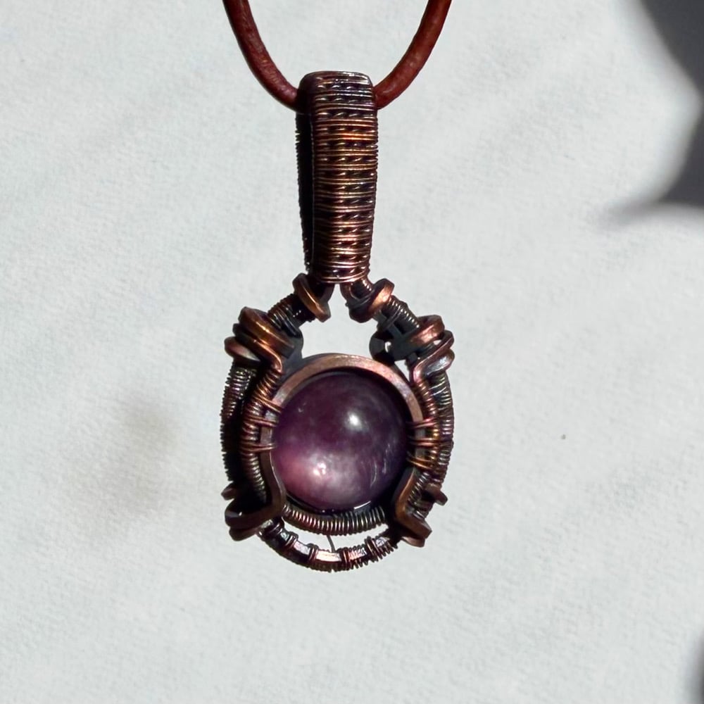 Image of Lepidolite Sphere Pendant