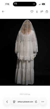 Image 4 of 1970s Eyelet Bell Sleeve