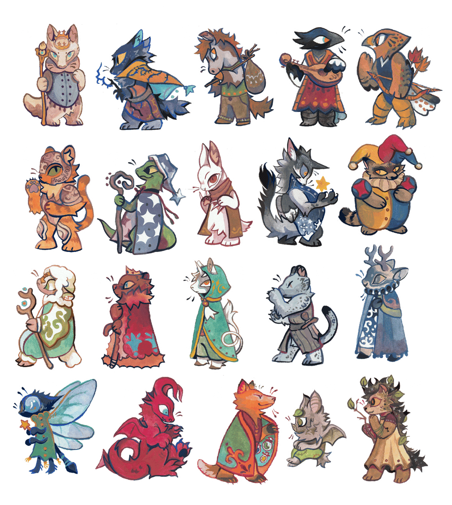 One DND sticker of your choice