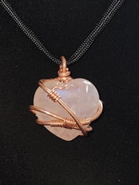 Angel Aura Rose Quartz Pendant 