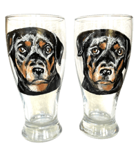 Image 4 of Hand Painted Beer Glass