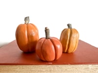 Image 1 of Wood Pumpkin Set 3