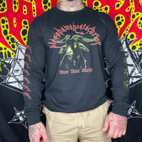 Image 1 of Blasphamagoatachrist - Black Metal Warfare LONG SLEEVE