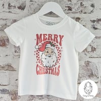 Image 1 of T-SHIRT: Santa Merry Christmas