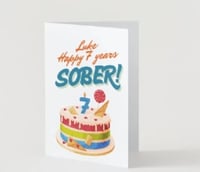 Image 3 of Custom Sober Card