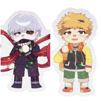 Image 1 of Tokyo Ghoul Chibi Star Stickers