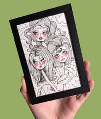 3 of cups (flowerz)  (original)