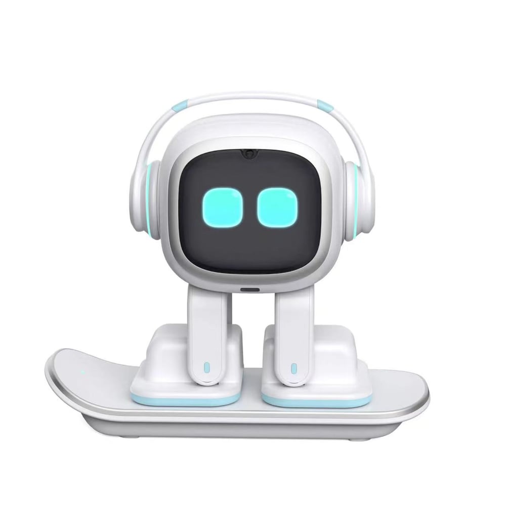 Image of emo robot children's toys dialogue interactive companion desktop electronic pet robot learning gift
