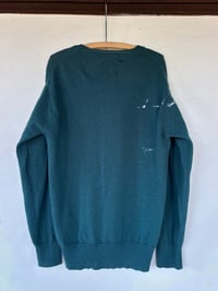 Image 6 of Distressed 1995 CDG Homme Knit w Custom Airbrush by Zachary Razal