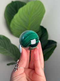 Image 1 of HIGH QUALITY MALACHITE SPHERE E