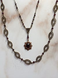 Image 8 of THE ‘ANNA MARIA’ GARNET NECKLACE