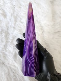 Image 6 of 7.5" Sardonyx Agate Crystal Towers | Red | Purple | Blue - 6 Styles