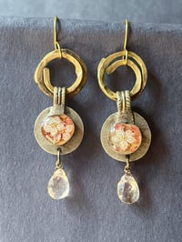 Image 2 of Captured flower earrings