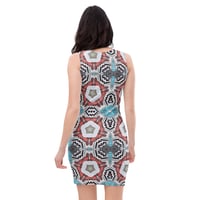 Image 4 of Tribal Fish Bodycon Dress