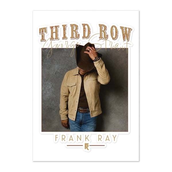 Image of FR Third Row George Strait Sticker