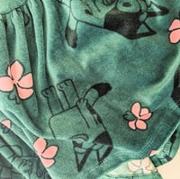 Image 3 of Toddler Girls' Bluey Velour Dress - Teal Blue
