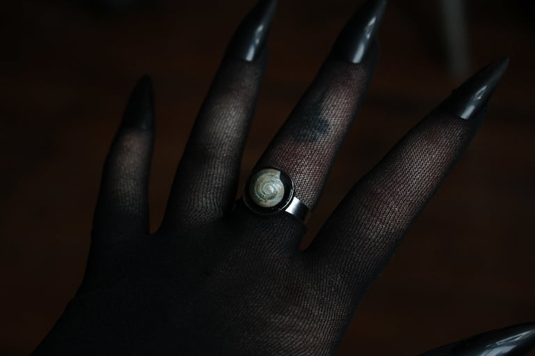 Dead Good snail shell ring 2 Image 4
