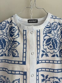 Image 2 of Blue rose jacket (s/m)