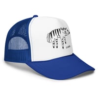 Image 15 of Foam trucker hat zebra 