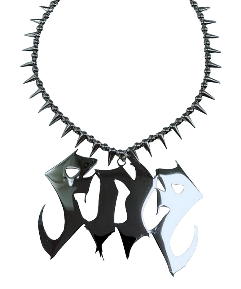Image of “FNF” Spiked chain and Pendant 