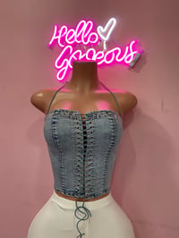 Denim Dynasty Corset