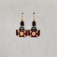 Dungeon Master Cat Earrings