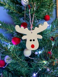 Image 3 of Ceramic Rudolph the Reindeer decoration