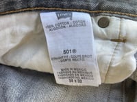 Image 4 of 2000s LEVIS 501 DENIM PANTS / 34x32