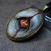 Image 12 of Pennywise Eye glow in the dark pendant OOAK