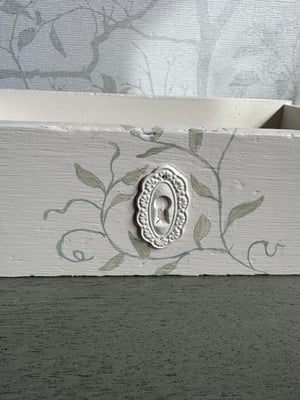 Image of Botanical painted drawer #1