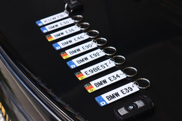 Image of  Euro Plate Chassis Keychains